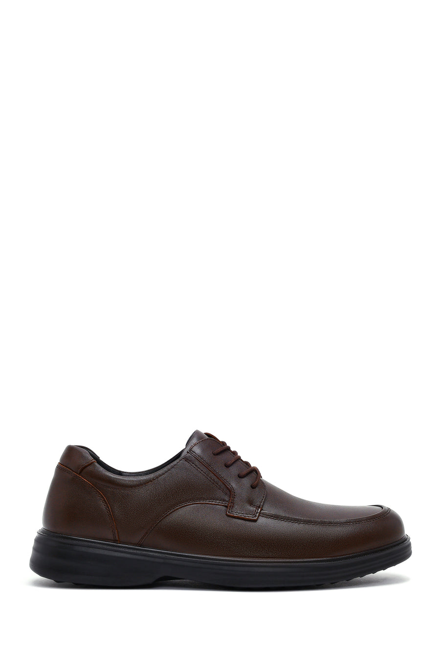 Men's Brown Lace Up Leather Casual Shoes 25WFD690118 | Derimod