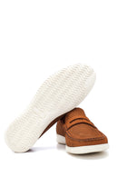 Men's Leather Nubuck Loafer | Derimod