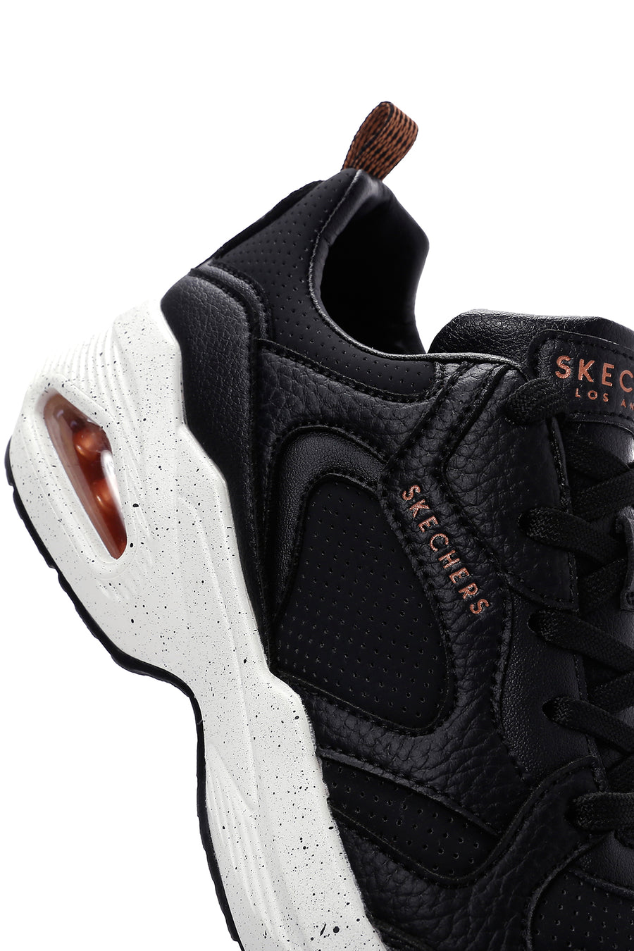 Skechers Women's Black Out Street Fun Thick Soled Sneaker