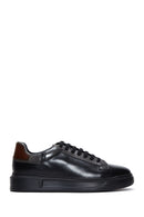 Erkek Siyah Deri Kalın Tabanlı Sneaker | Derimod