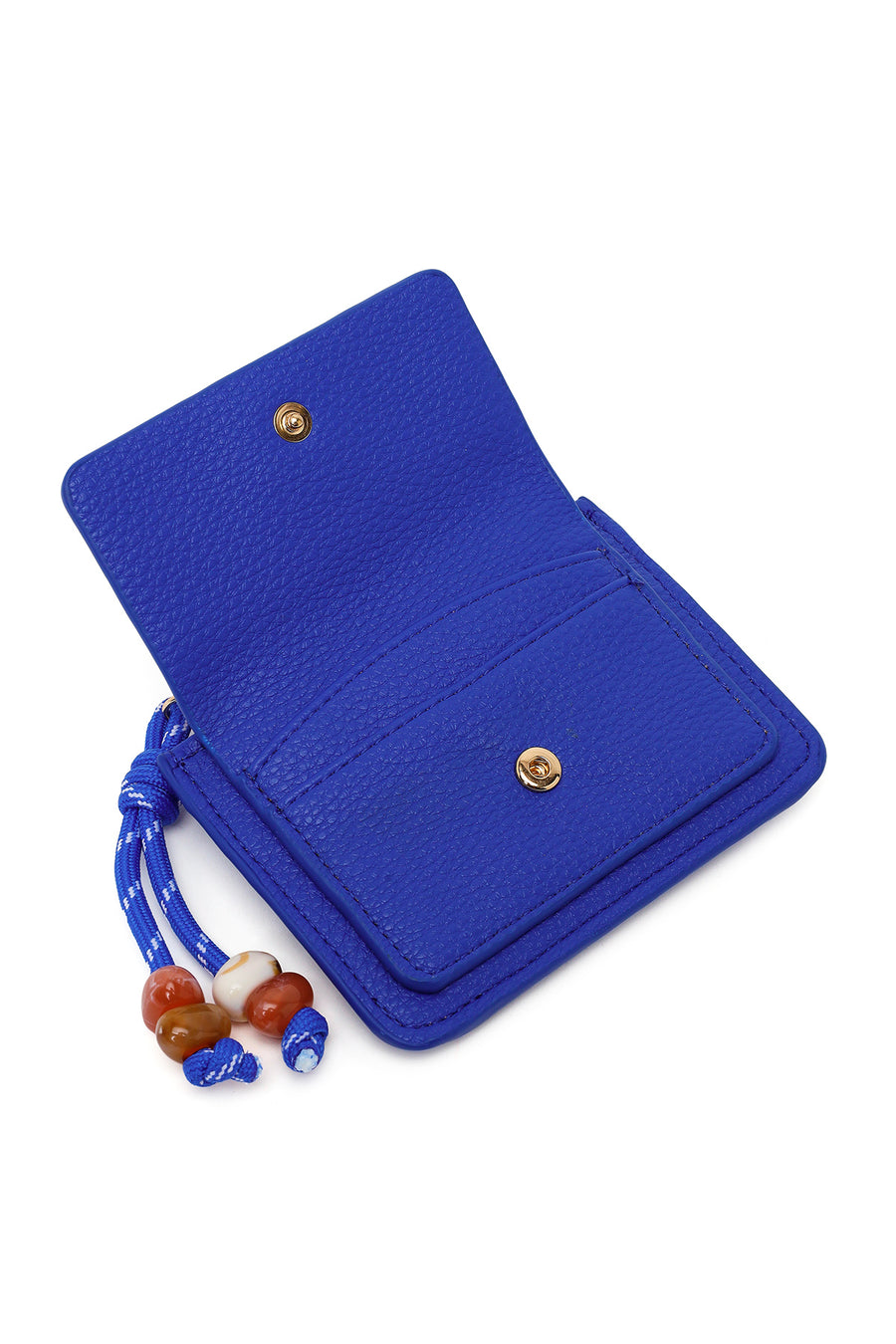 Woman Blue Charm Card Holder