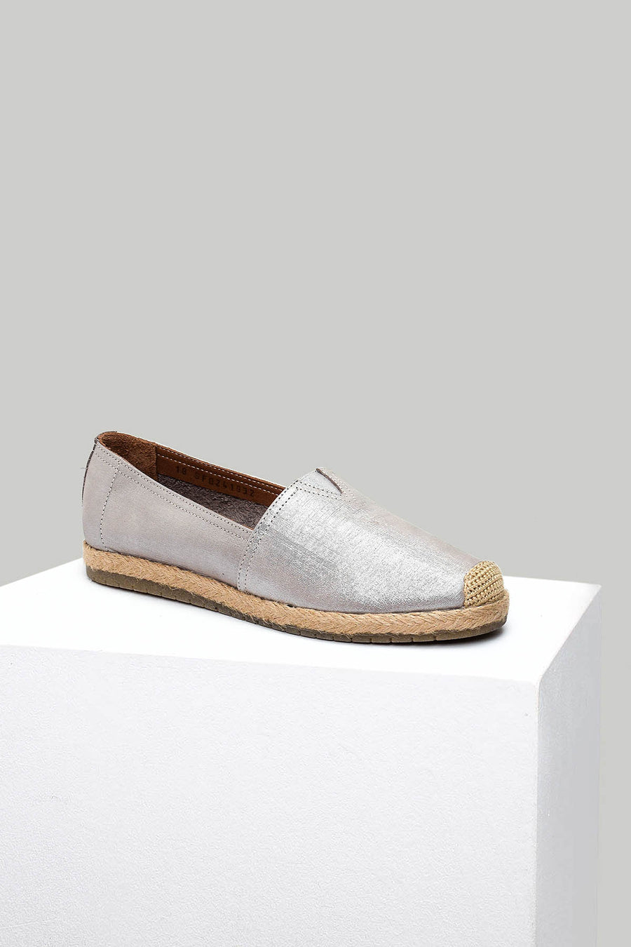 Metalik Vizon Kadın Espadril 18SFD241932 | Derimod
