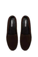 Woman Brown Suede Comfort Loafer | Derimod