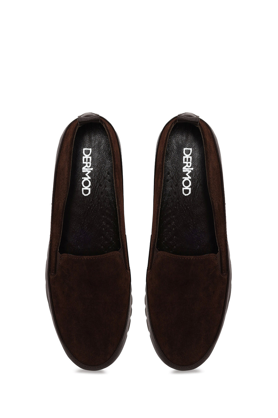 Woman Brown Suede Comfort Loafer