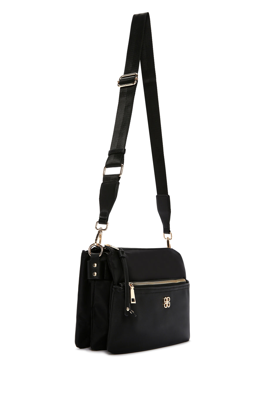 Women's Black Long Strap Crossbody Bag