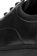 Geox Men Black U Spherica Ec1 B Abx B - Sm.Le Lace-Up Leather Casual Shoes | Derimod