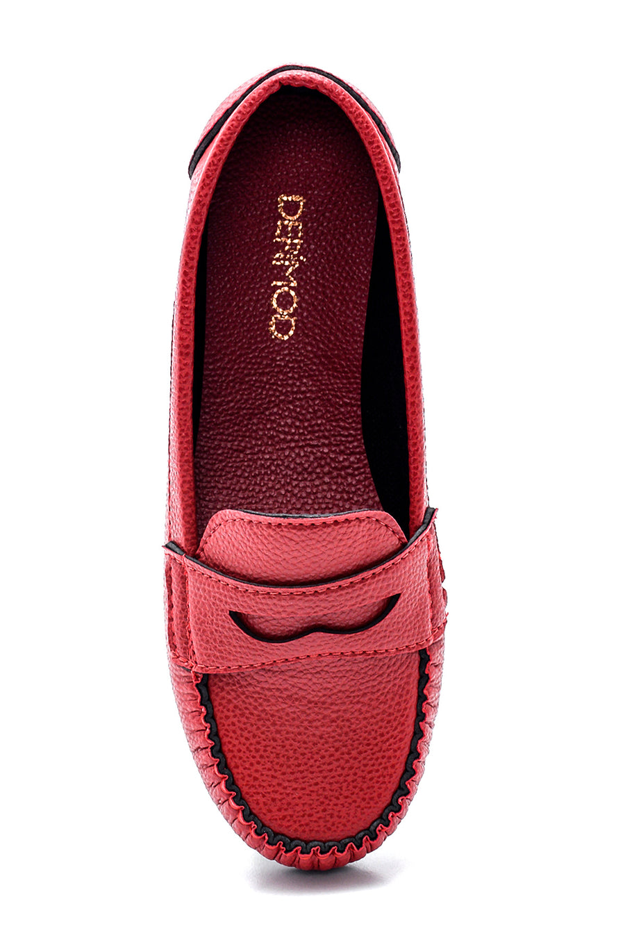 Women's Red Loafer