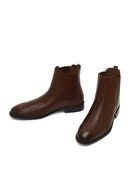 Men's Brown Leather Chelsea Boot | Derimod