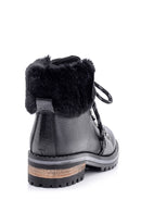 Women's Leather Feather Detailed Boots | Derimod