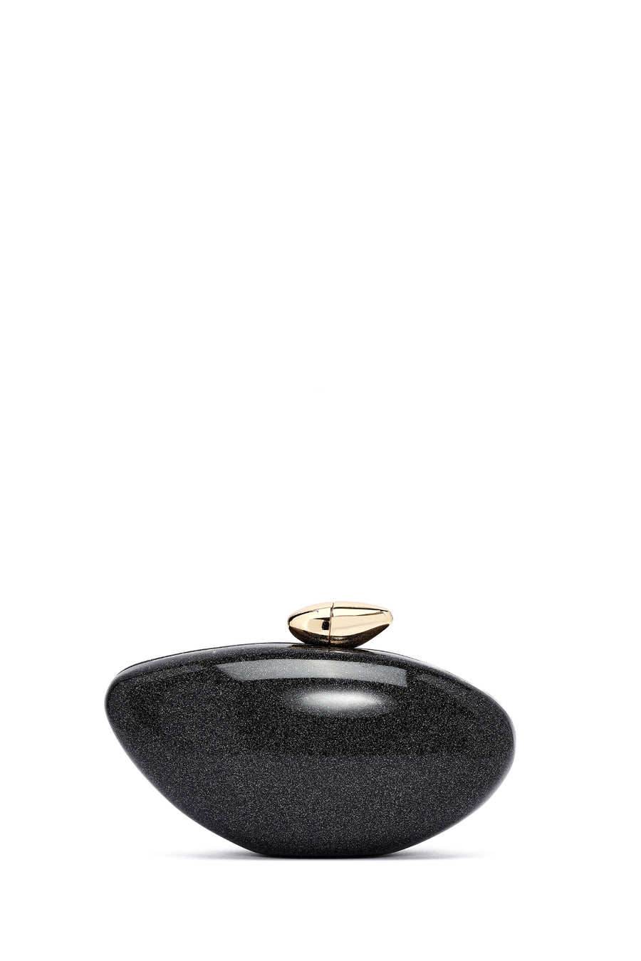 Women's Black Long Chain Strap Mini Evening Box Bag
