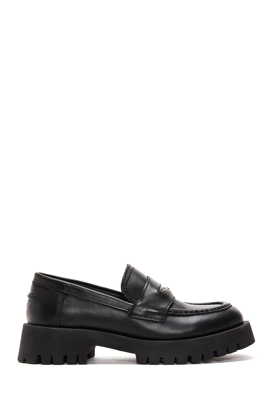 Women's Black Leather Loafer 22SFD180118 | Derimod