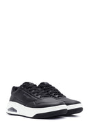 Skechers Men's Black Uno Court Lace-Up Chunky Sole Sneakers | Derimod