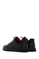 Men's Black Lace-up Leather Sneaker | Derimod