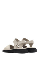 
Women's Gray Strapped Leather Sandal
 | Derimod