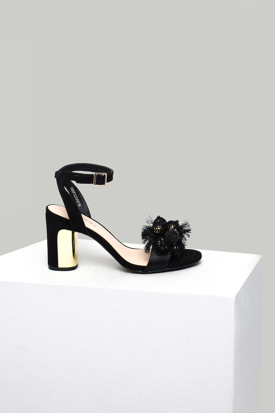 Black Stone Women's Heeled Sandals
