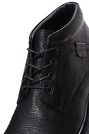 Men's Black Leather Classic Boots | Derimod