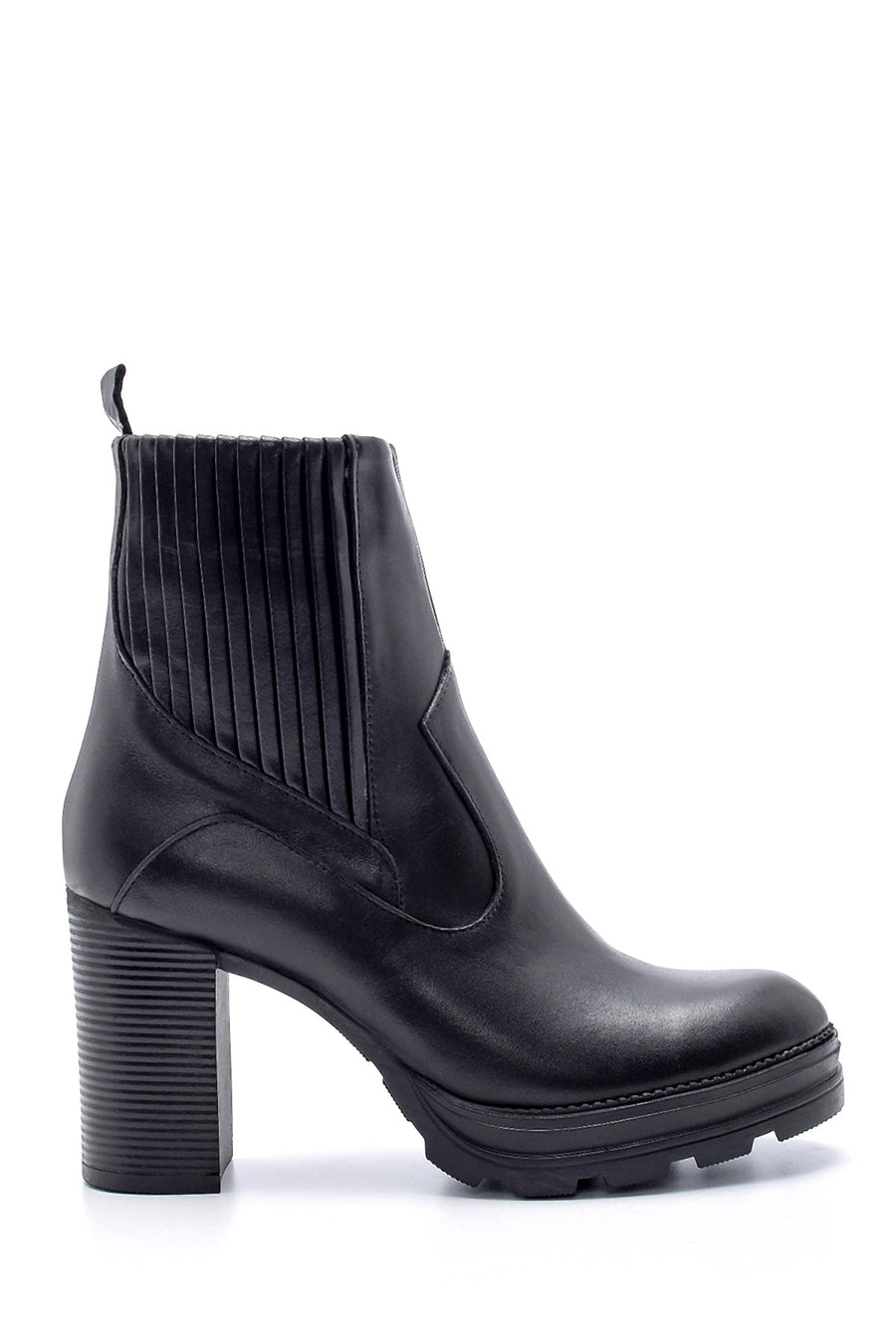 Women's Leather Heeled Boots 20WFD225918 | Derimod