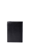 Men's Black Leather Wallet | Derimod