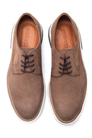 Men's Mink Nubuck Leather Casual Shoes | Derimod