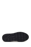 Men's Black Lace-Up Leather Sneaker | Derimod