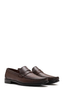 Men's Brown Leather Casual Loafer | Derimod