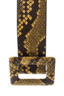 Women's Snakeskin Patterned Belt | Derimod