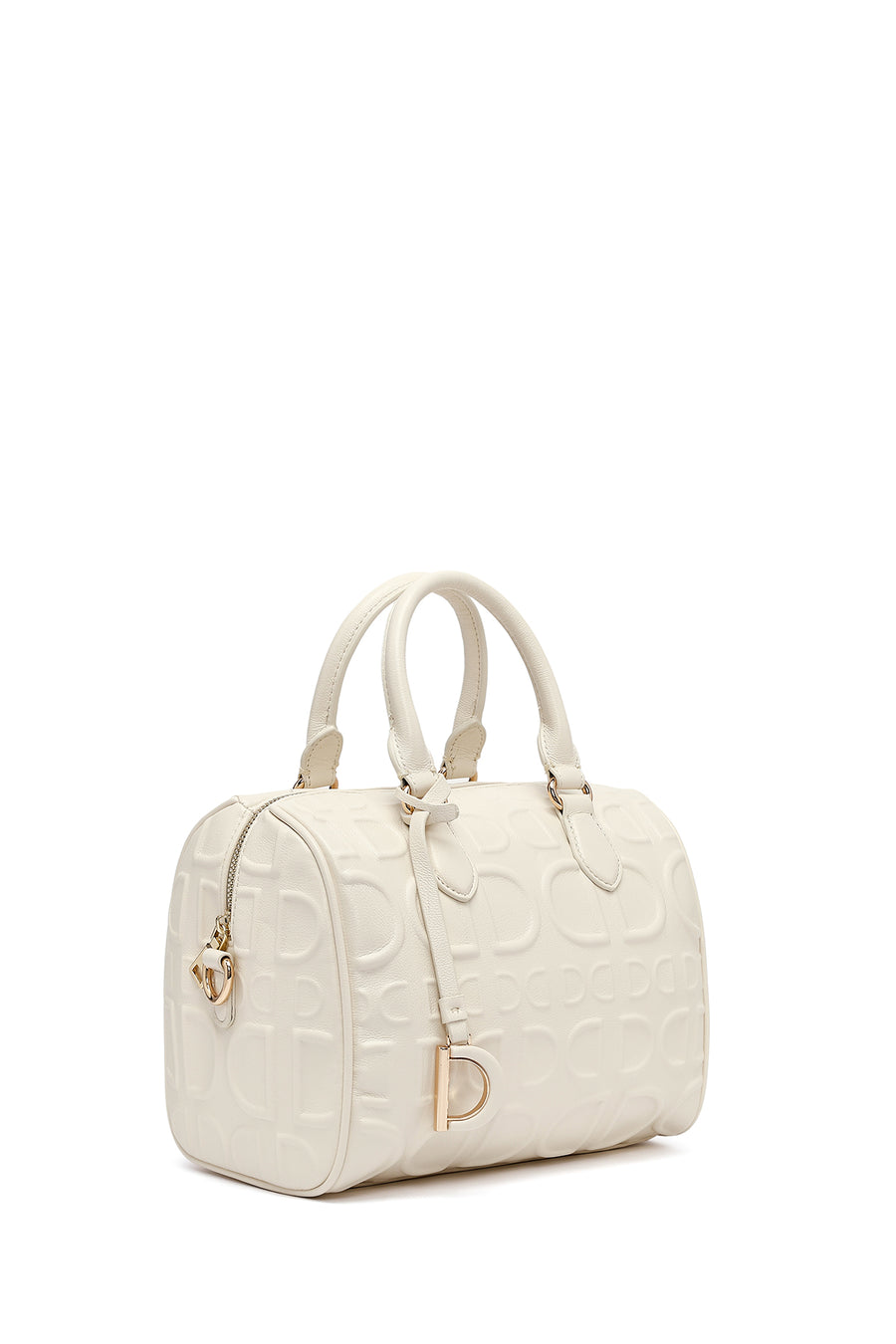 Women's White Long Strap Printed Shoulder Bag