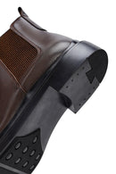 Male Brown Leather Chelsea Boots | Derimod