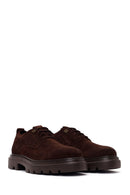 Male Brown Lace-up Suede Casual Shoes | Derimod