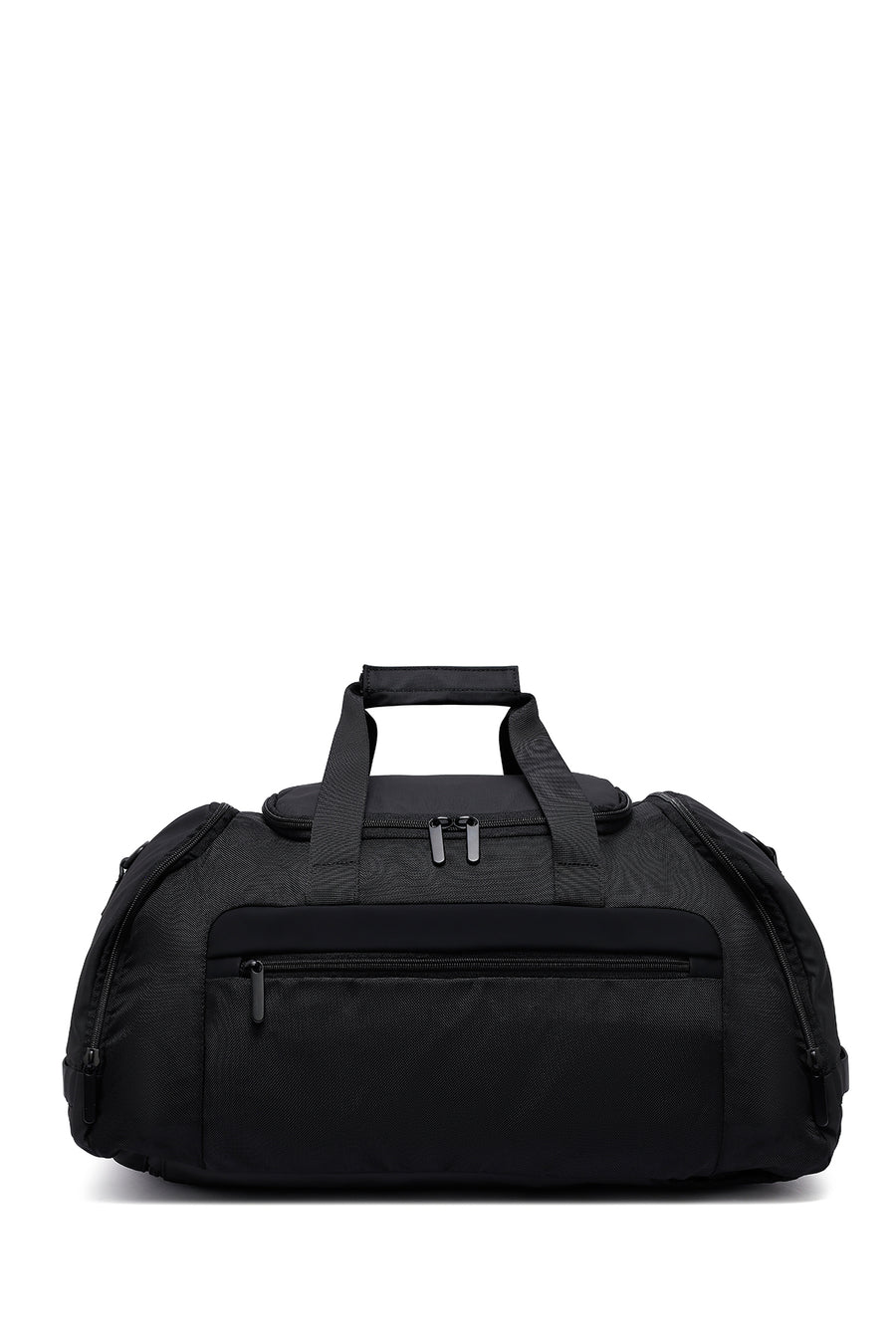 Men's Black Fabric Travel Bag