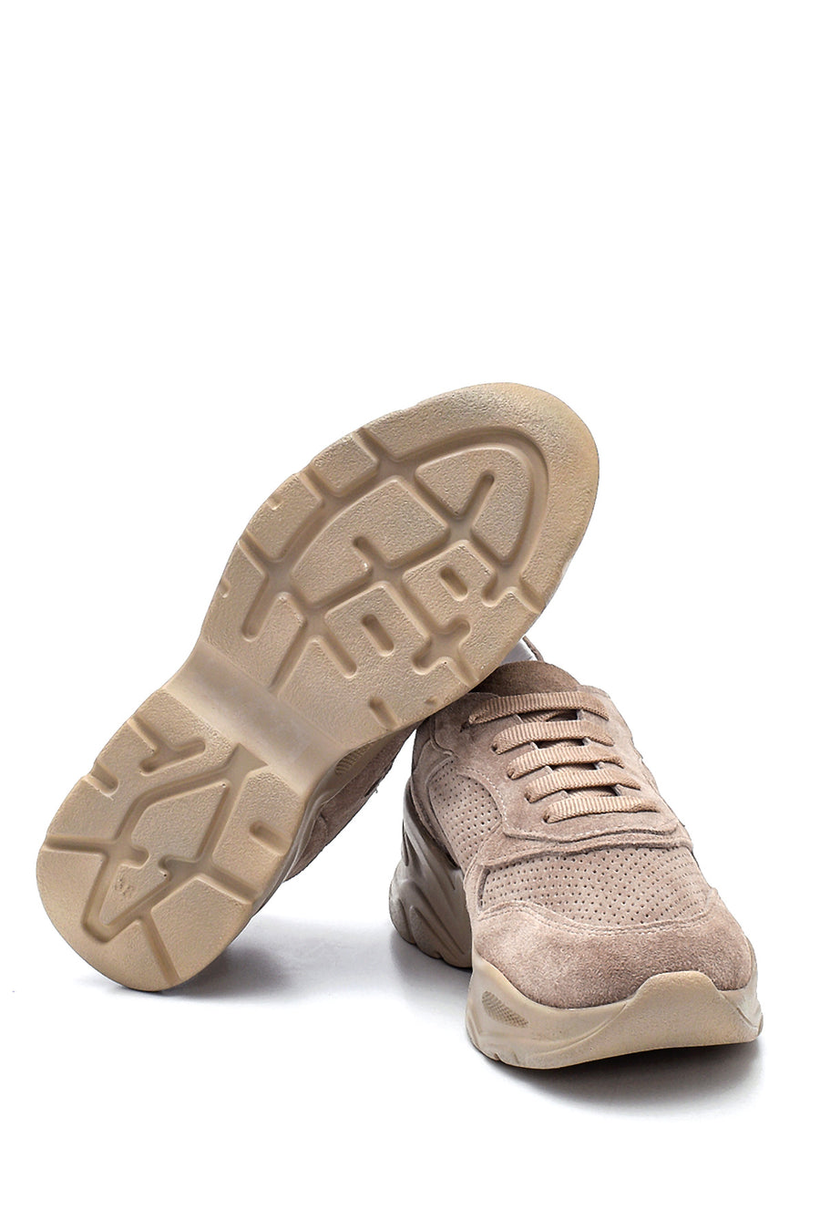 Kadın Deri Süet Sneaker