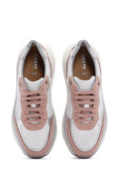 Geox Women's White D Diamanta Thick Soled Sneaker | Derimod