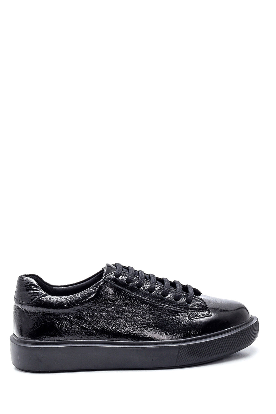Women's Leather Patent Leather Sneaker 21WFD270716 | Derimod