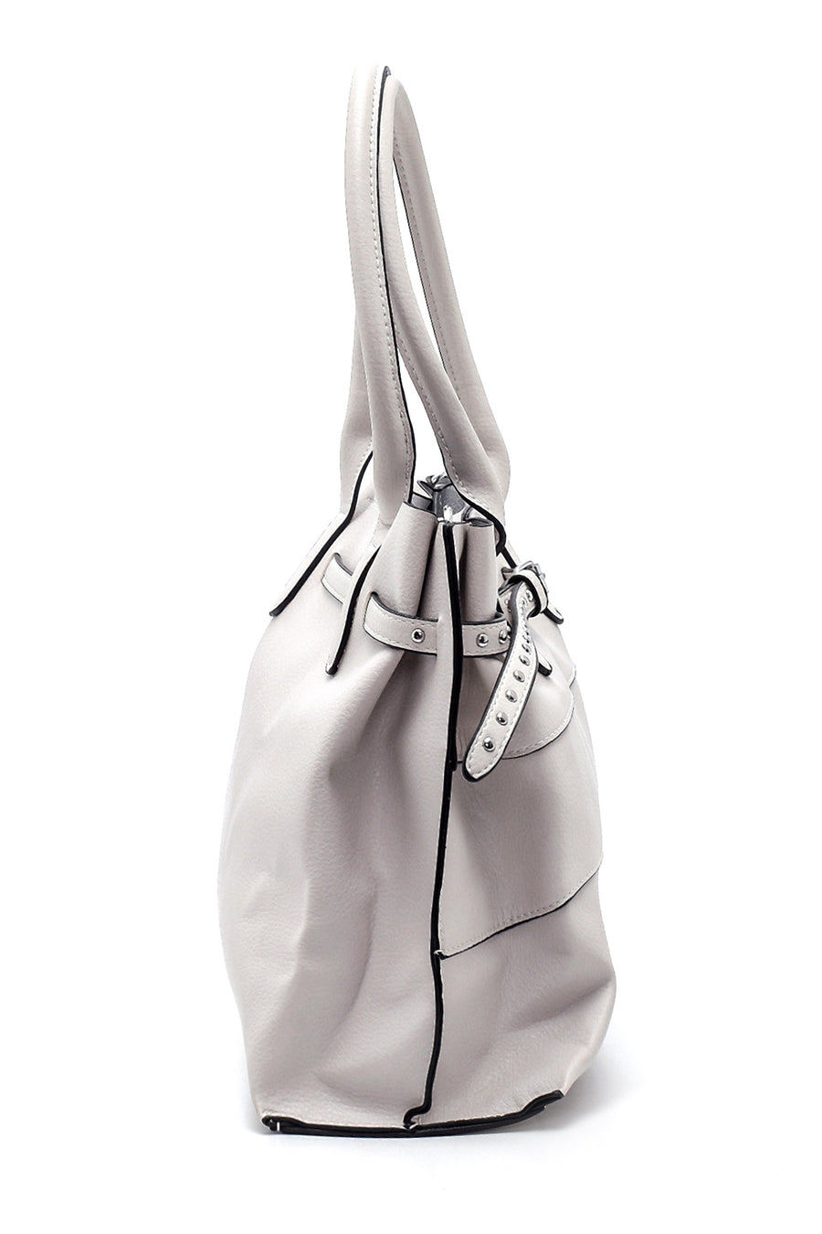 Women's Belt Detailed Shoulder Bag