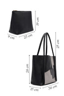 Women's Black Printed Shoulder Bag | Derimod