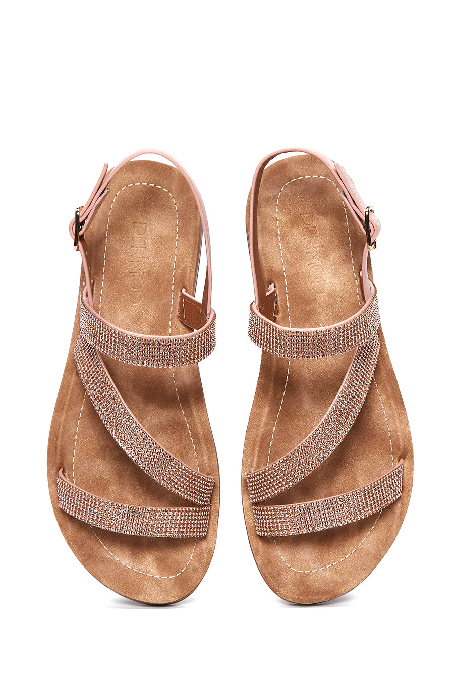 Women's Pink Ankle Strap Sandals
