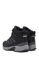 Derimod Dry Men's Black Laced Waterproof Leather Outdoor Boots | Derimod