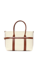 Woman Beige Long-Strap Shoulder Bag | Derimod