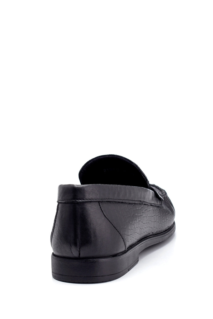 Erkek Deri Baskılı Loafer