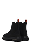 Harley Davidson Woman Black Mourir Leather Chelsea Boots | Derimod