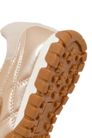 Woman Gold-Banded Sport Ballerine Shoes | Derimod
