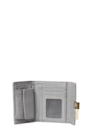 Women's Gray Faux Leather Wallet | Derimod