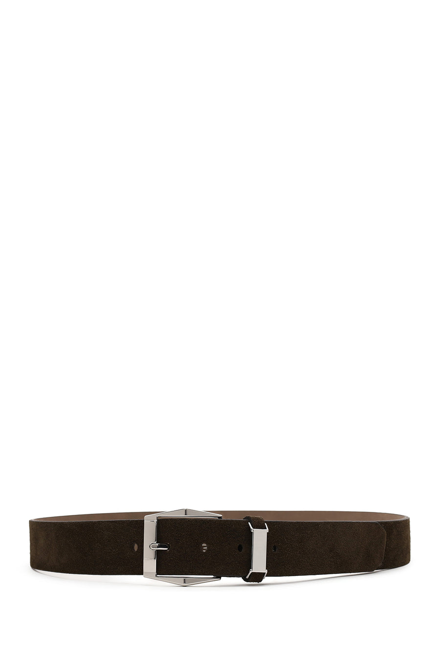 Male Green Suede Belt