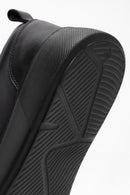 Men's Black Lace-up Leather Sneaker | Derimod