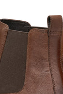 Geox Men's Brown Terence Leather Chelsea Boots | Derimod