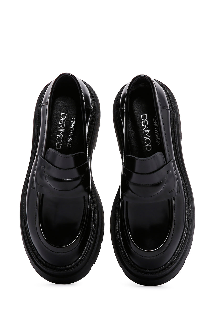 Women's Black Patent Leather Loafers