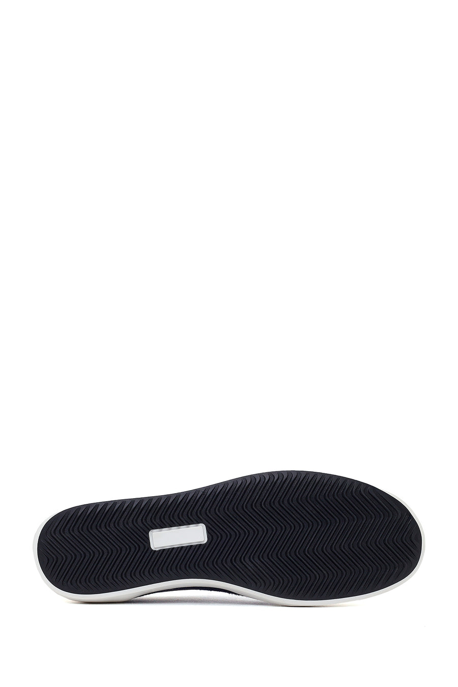 Kadın Mavi Bağcıklı Jean Deri Sneaker