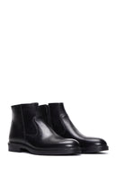 Men's Leather Casual Zipper Boots | Derimod