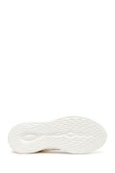 Derimod Zero Woman White Lace-Up Chunky-Soled Fabric Sneakers | Derimod