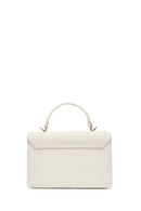 Women's Cream Long Strap Printed Crossbody Bag | Derimod